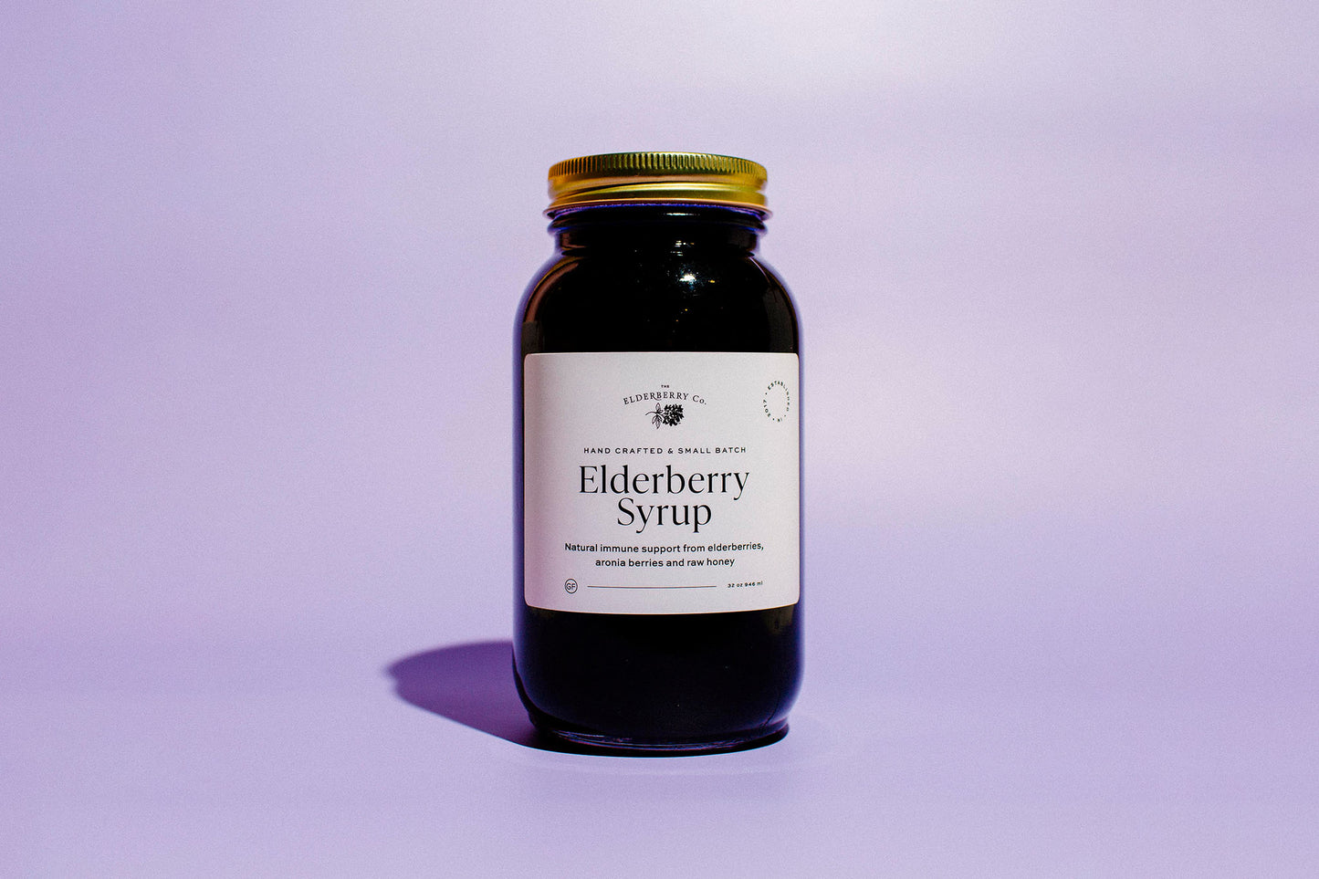 Elderberry 32oz Syrup, Natural immune support from elderberries, aronia berries, and raw honey