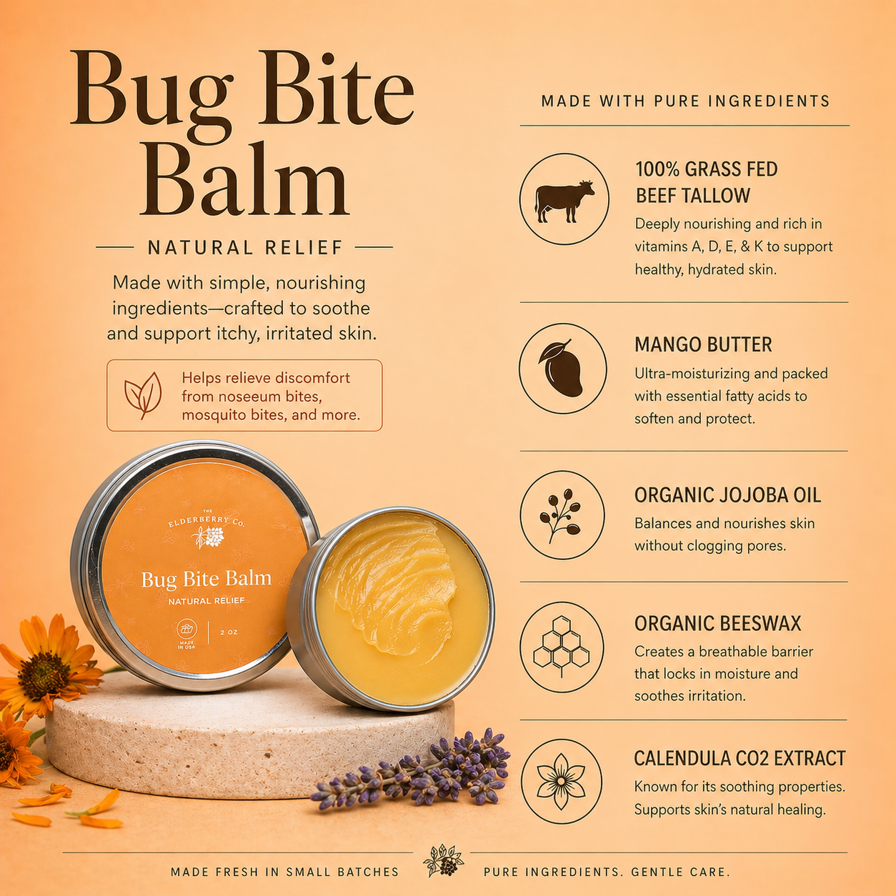 All Natural Bug Bite Balm