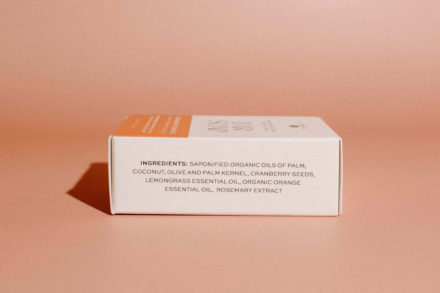 Cranberry Orange Bar Soap made with olive oil and other natural ingredients. Free of artificial ingredients and handcrafted for sensitive skin.