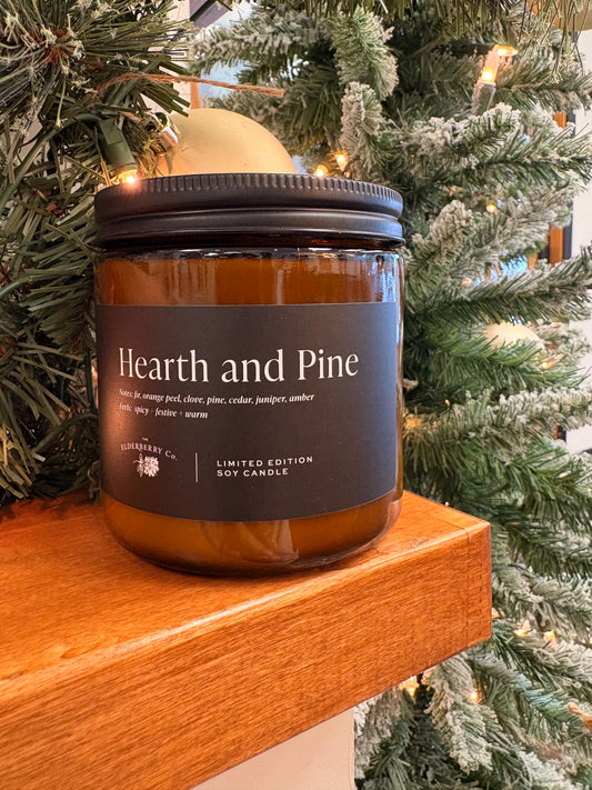Hearth and Pine Soy Candle