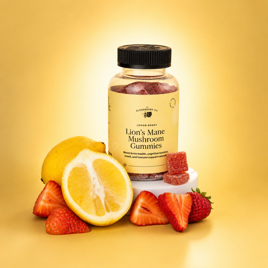 Lion’s Mane Gummies with Fruiting Body Mushroom Extract