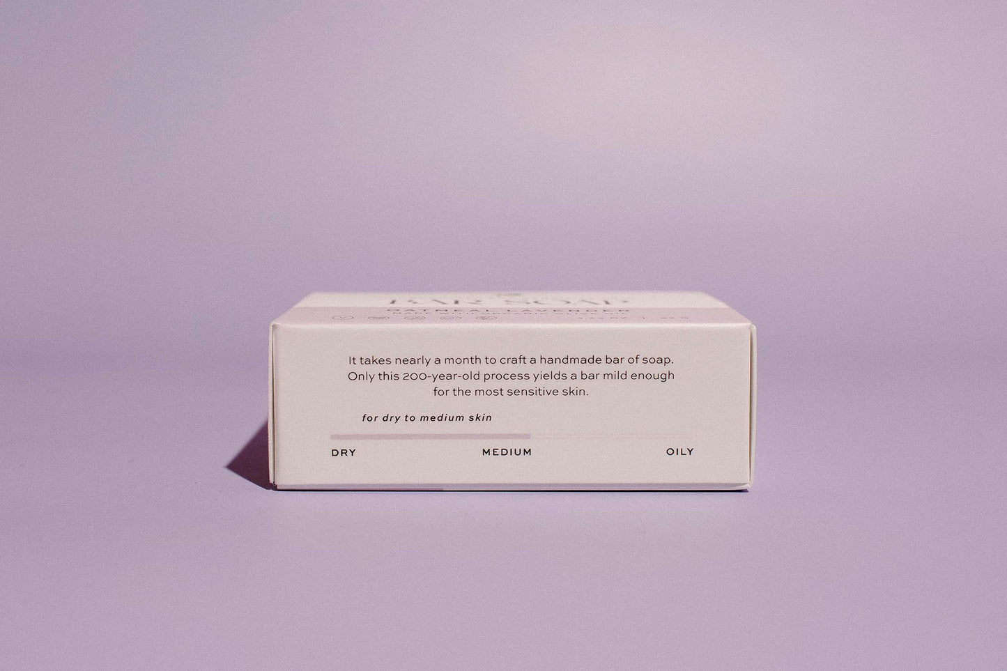 Oatmeal Lavender Bar Soap made with Organic Olive Oil, handcrafted for sensitive skin