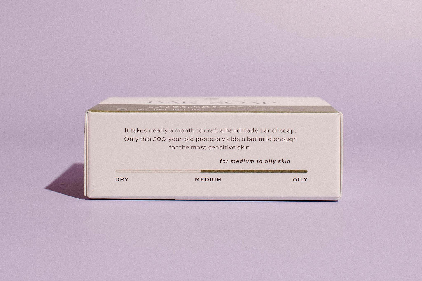Pine Charcoal Bar Soap made with Olive Oil, free of artificial fragrances, colors, detergents, sulfates, gluten, GMOs, handcrafted for sensitive skin