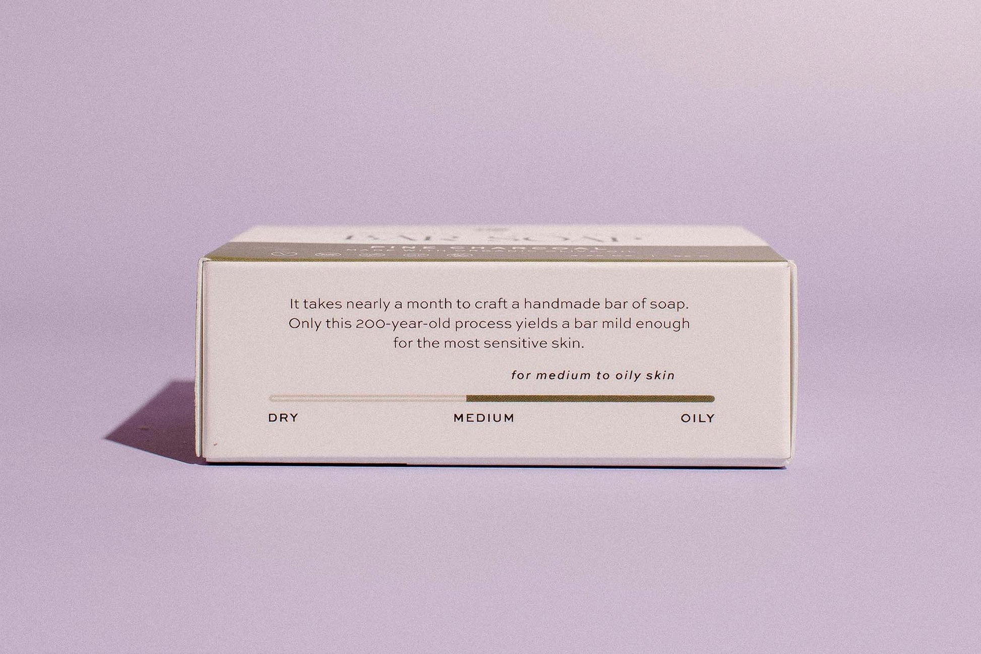 Pine Charcoal Bar Soap made with Olive Oil, free of artificial fragrances, colors, detergents, sulfates, gluten, GMOs, handcrafted for sensitive skin