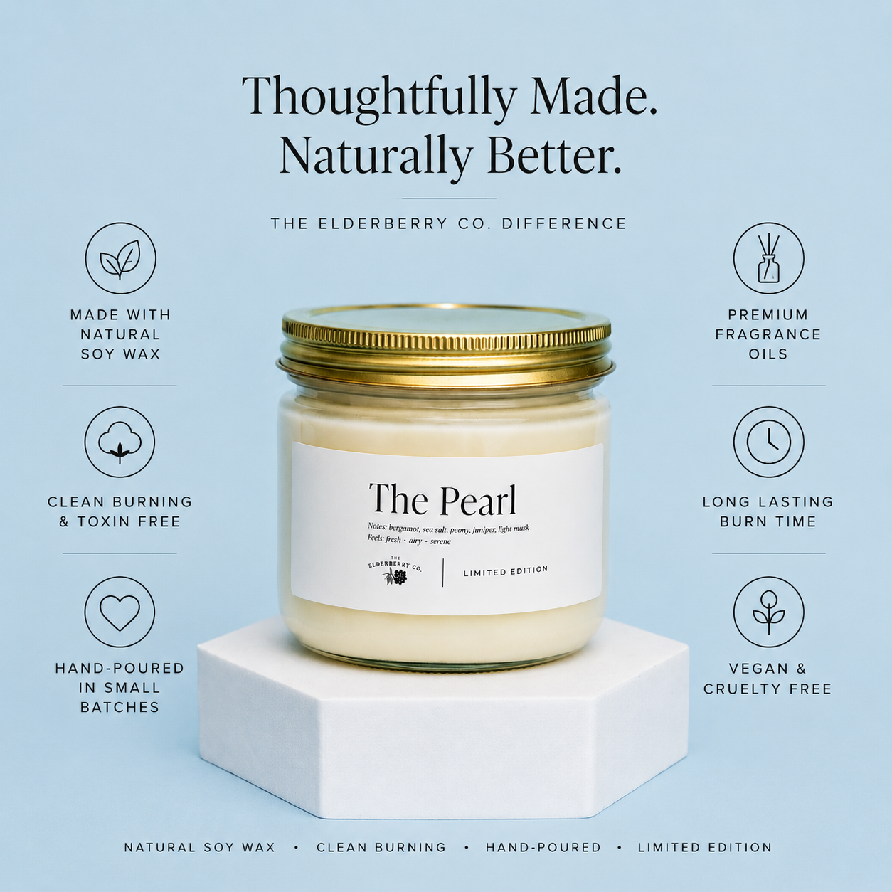 The Pearl Soy Candle