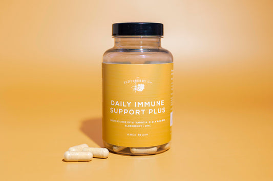 Daily Immune Support Capsules with Vitamin A, C, D, K, and elderberry and zinc