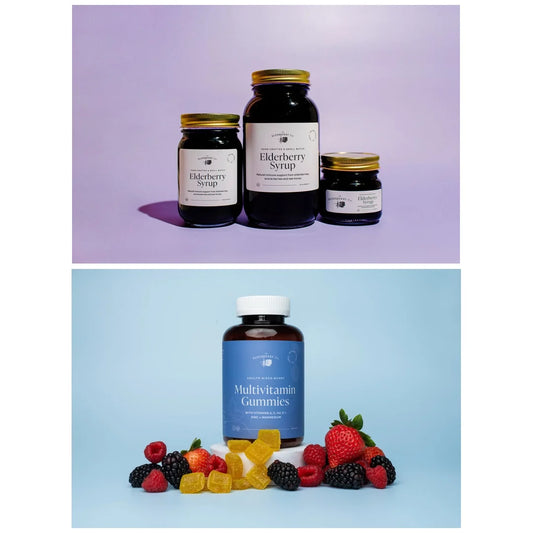 16 oz Syrup + 60 ct. Adult Multivitamin Gummies 20% Off