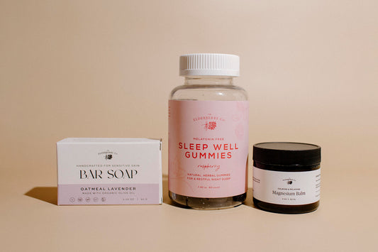 Sleep Bundle with 2 oz. Magnesium Balm + Oatmeal Lavender Bar Soap - 30% Off