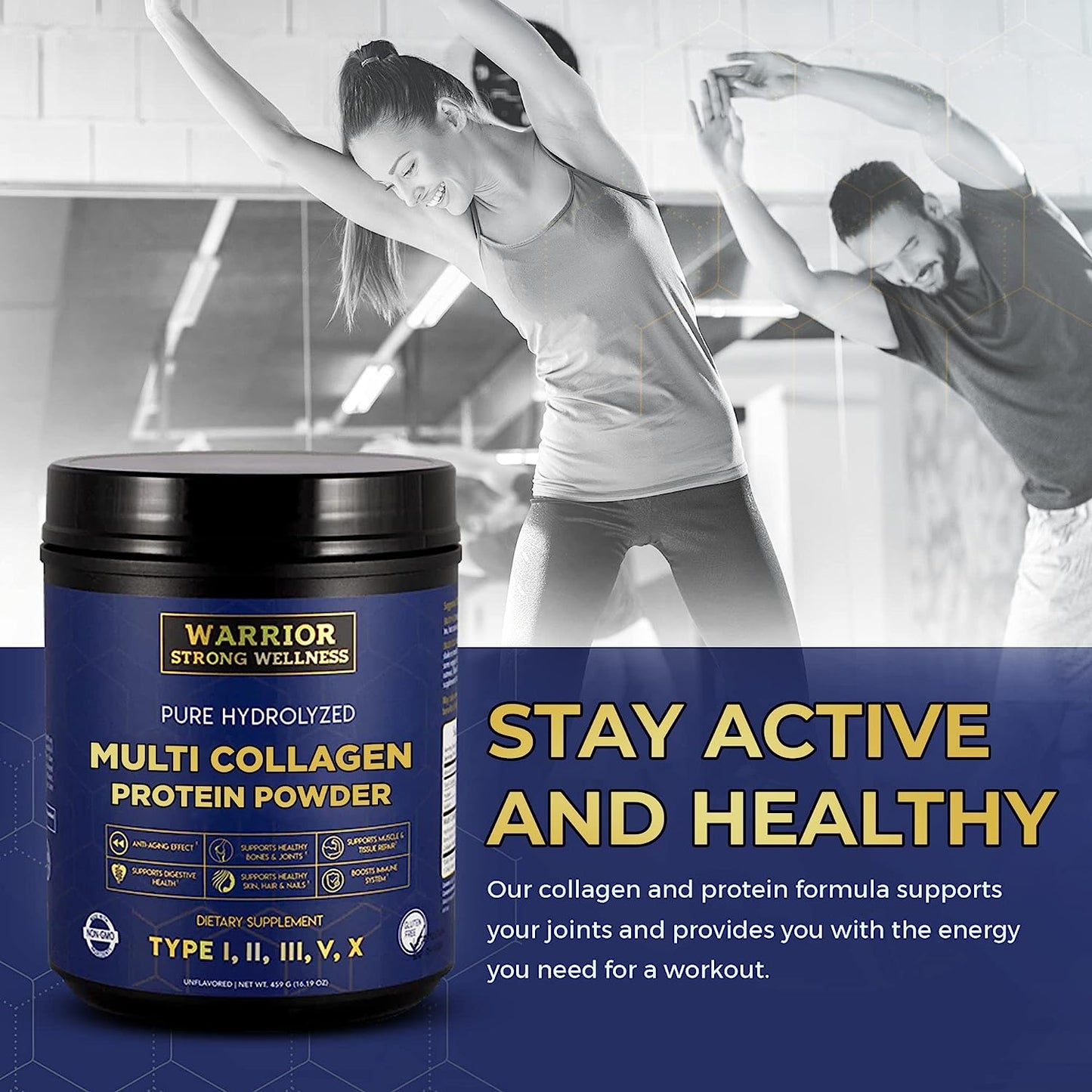 Pure Hydrolyzed, Multi Collagen Protein Powder