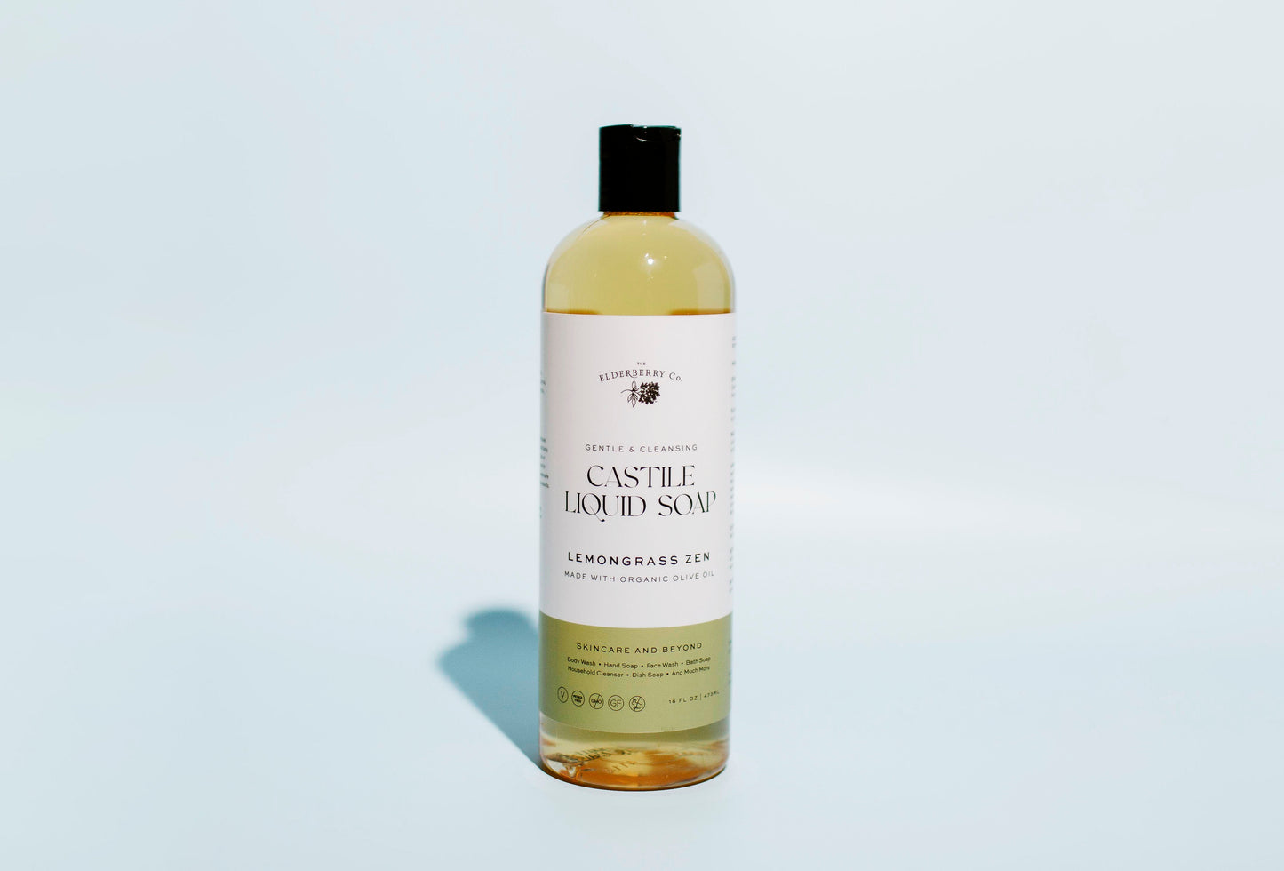 Castile Liquid Soap - Made with Organic Oils