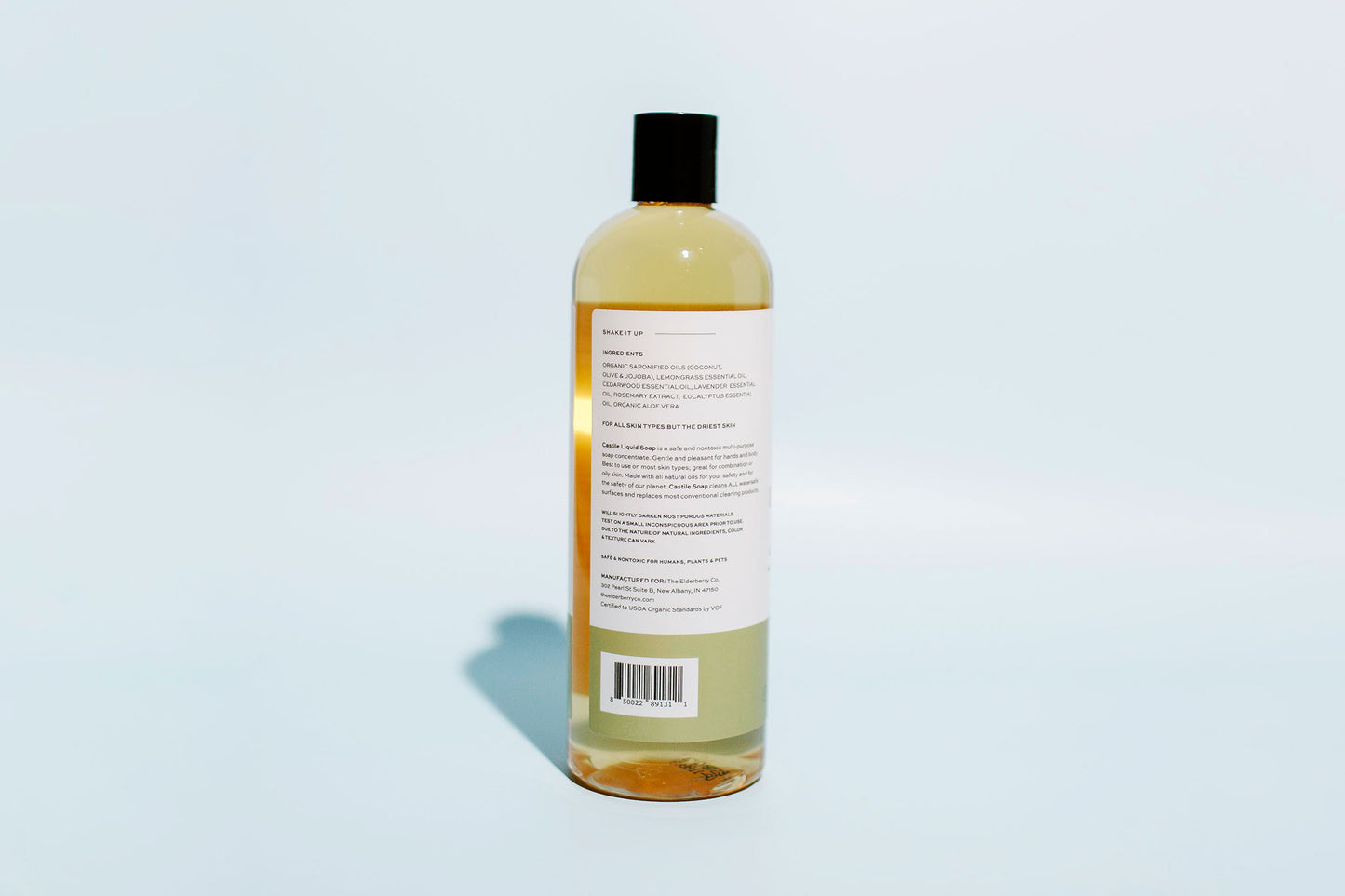 Castile Liquid Soap - Made with Organic Oils