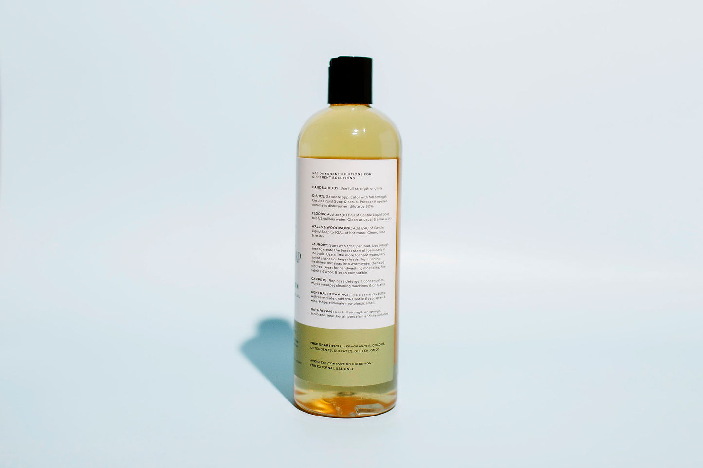 Castile Liquid Soap - Made with Organic Oils