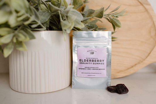 Elderberry Immunity Gummies with Vitamin C, Zinc, and Aronia Berries
