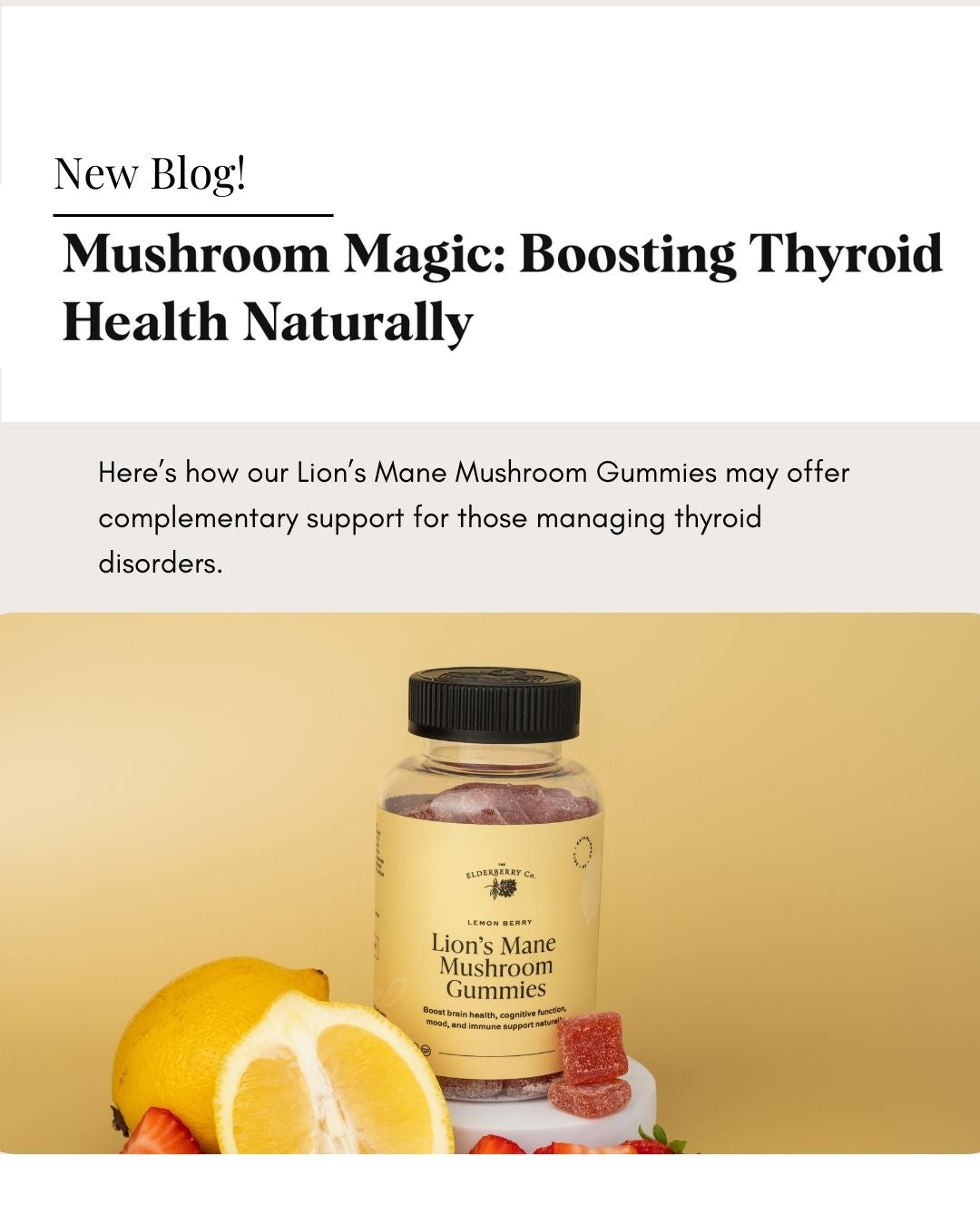 Mushroom Magic: Boosting Thyroid Health Naturally