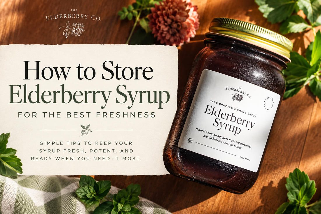 How to Store Elderberry Syrup for the Best Freshness