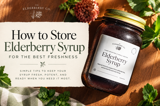 How to Store Elderberry Syrup for the Best Freshness