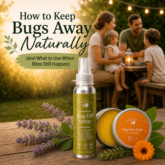 How to Keep Bugs Away Naturally (and What to Use When Bites Still Happen)