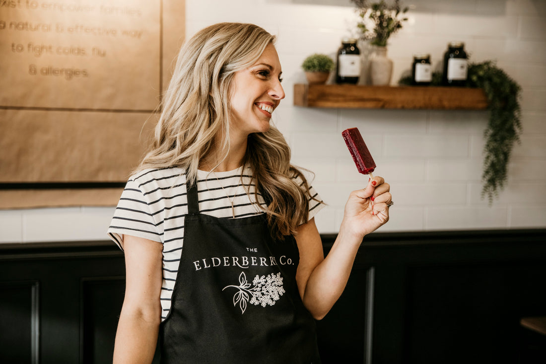 How to Make Your Own Elderberry Popsicles