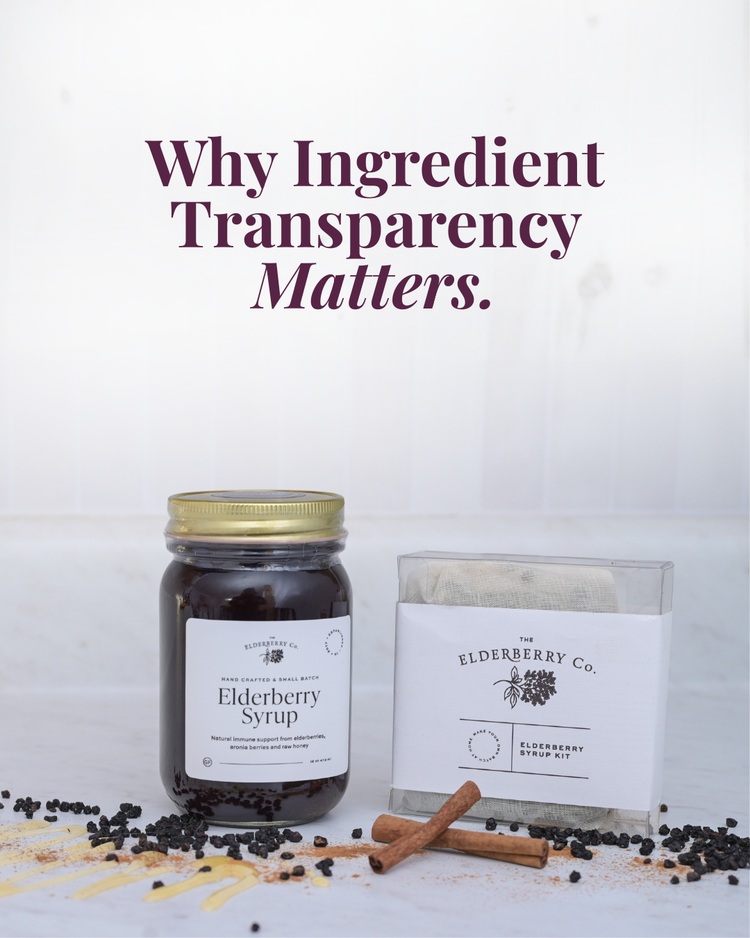 Why Ingredient Transparency Matters – The Elderberry Co.