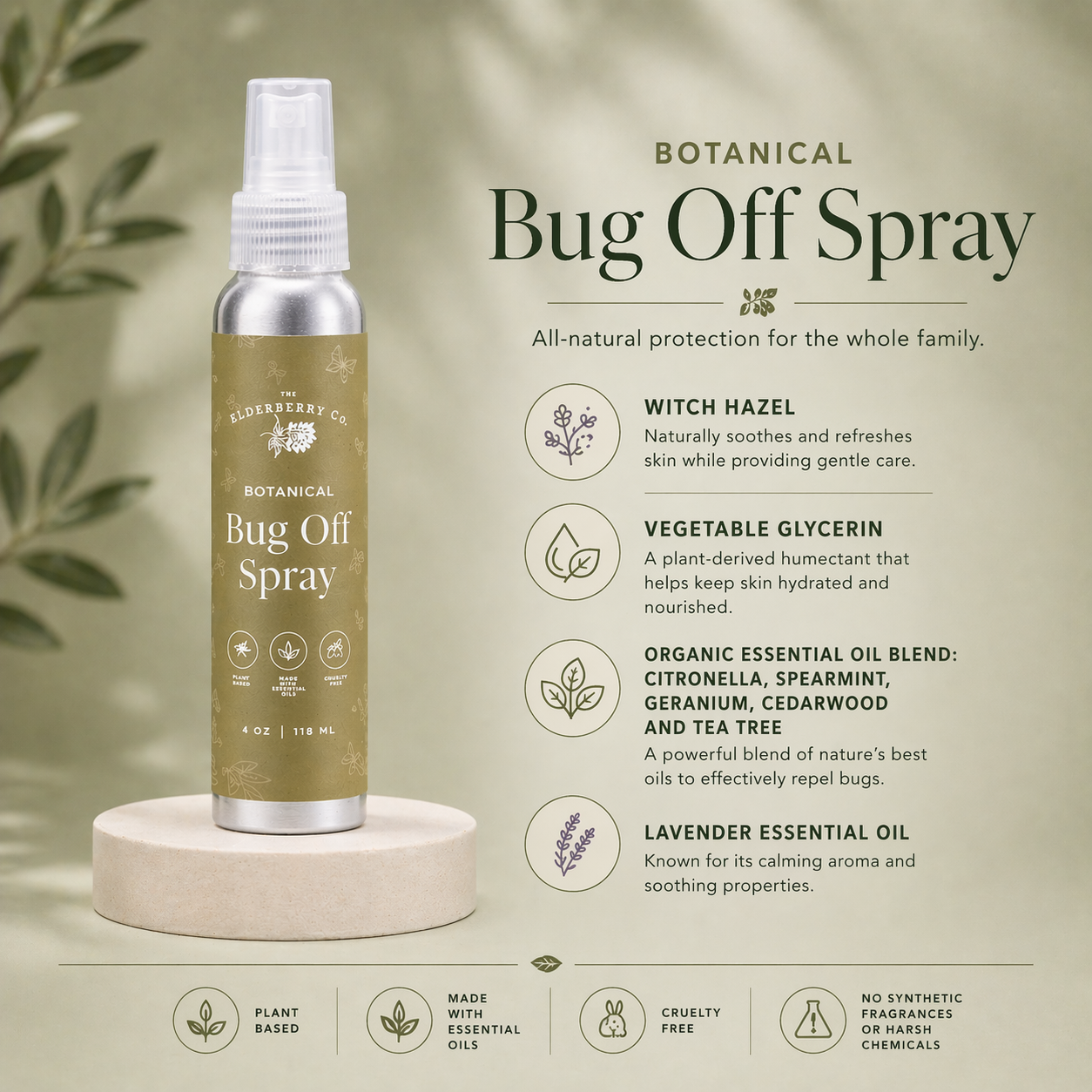 Botanical Bug Off Spray