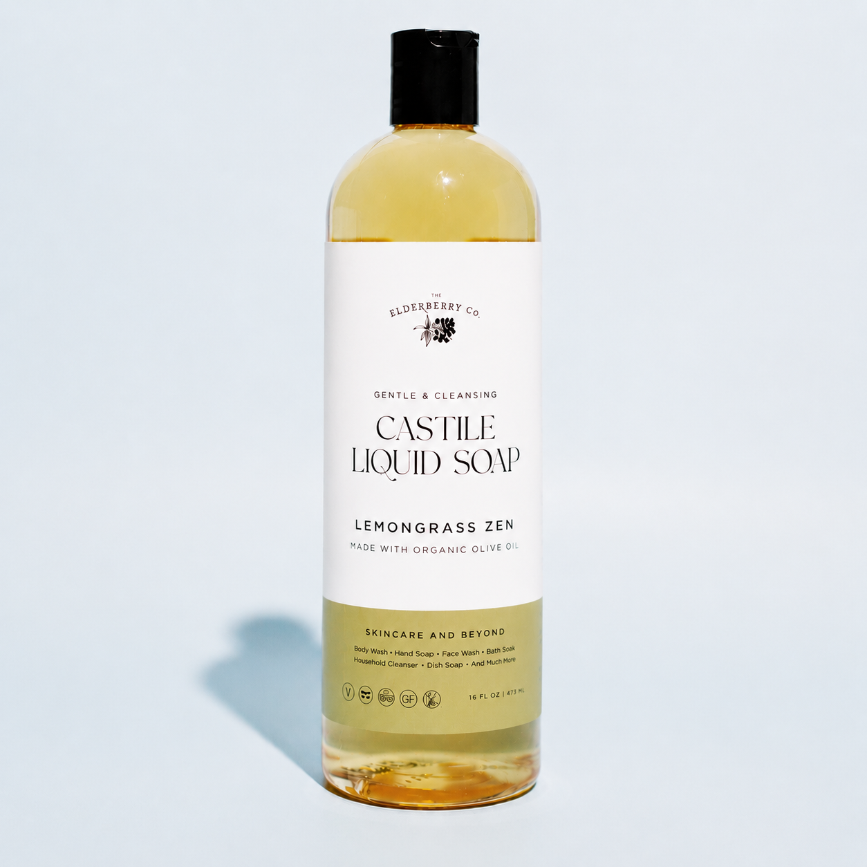 Castile Liquid Soap - Made with Organic Oils