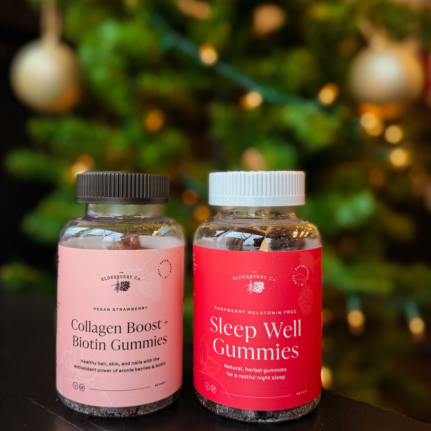 Collagen Boost + Biotin Gummies and Sleep Well Gummies Holiday Bundle