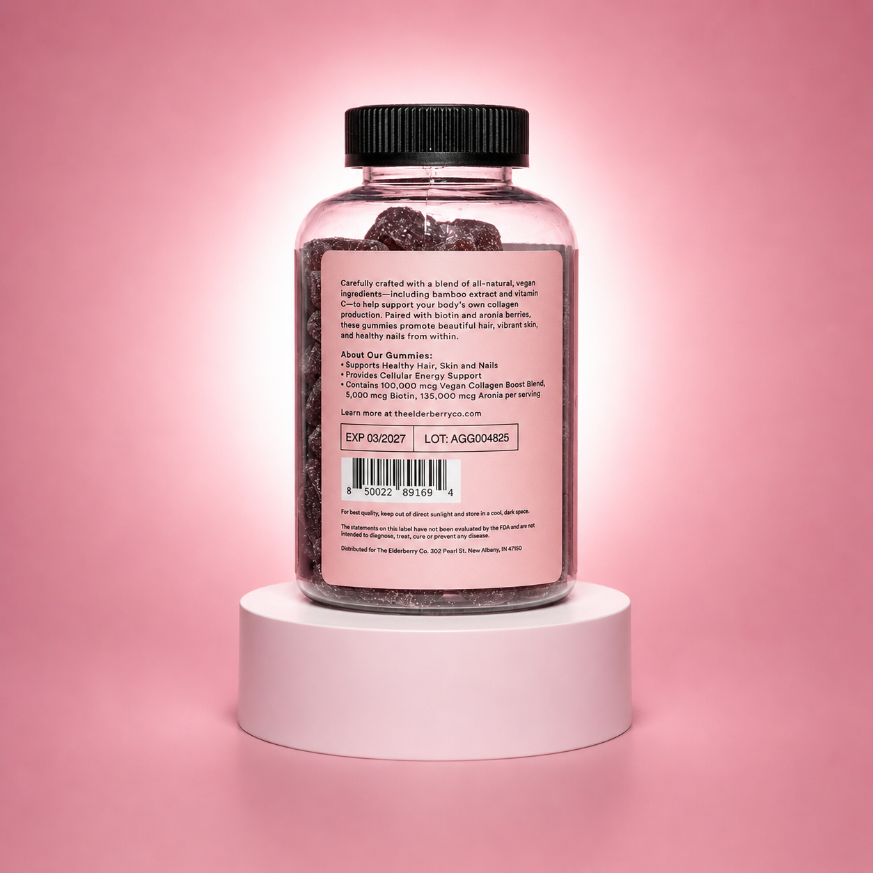 Collagen Boost + Biotin Gummies with Aronia Berries