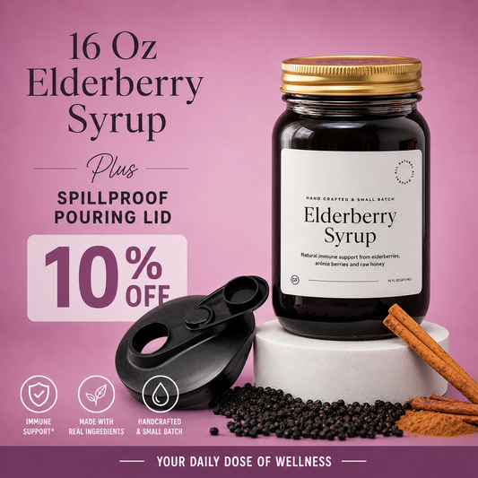 Elderberry Syrup + Lid Starter Bundle
