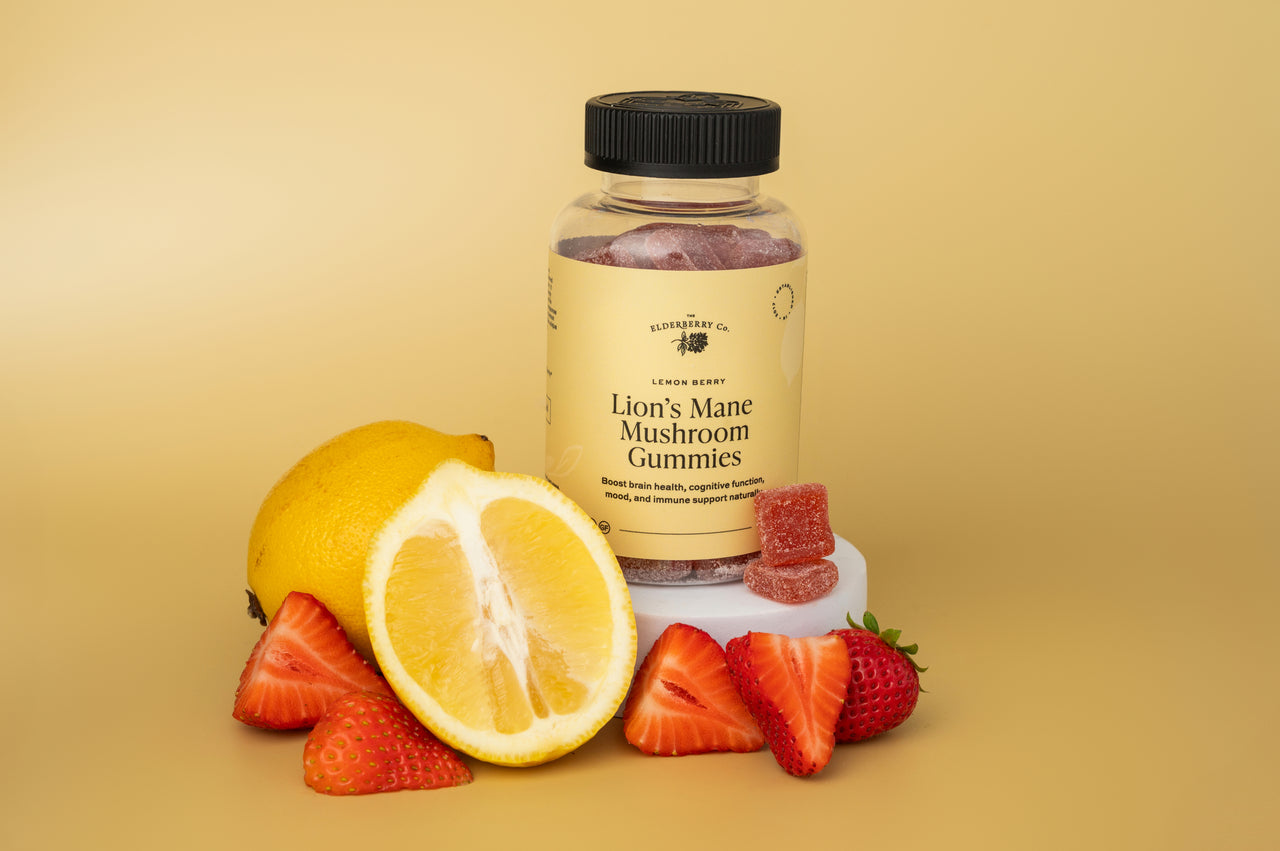 Lion’s Mane Gummies with Fruiting Body Mushroom Extract