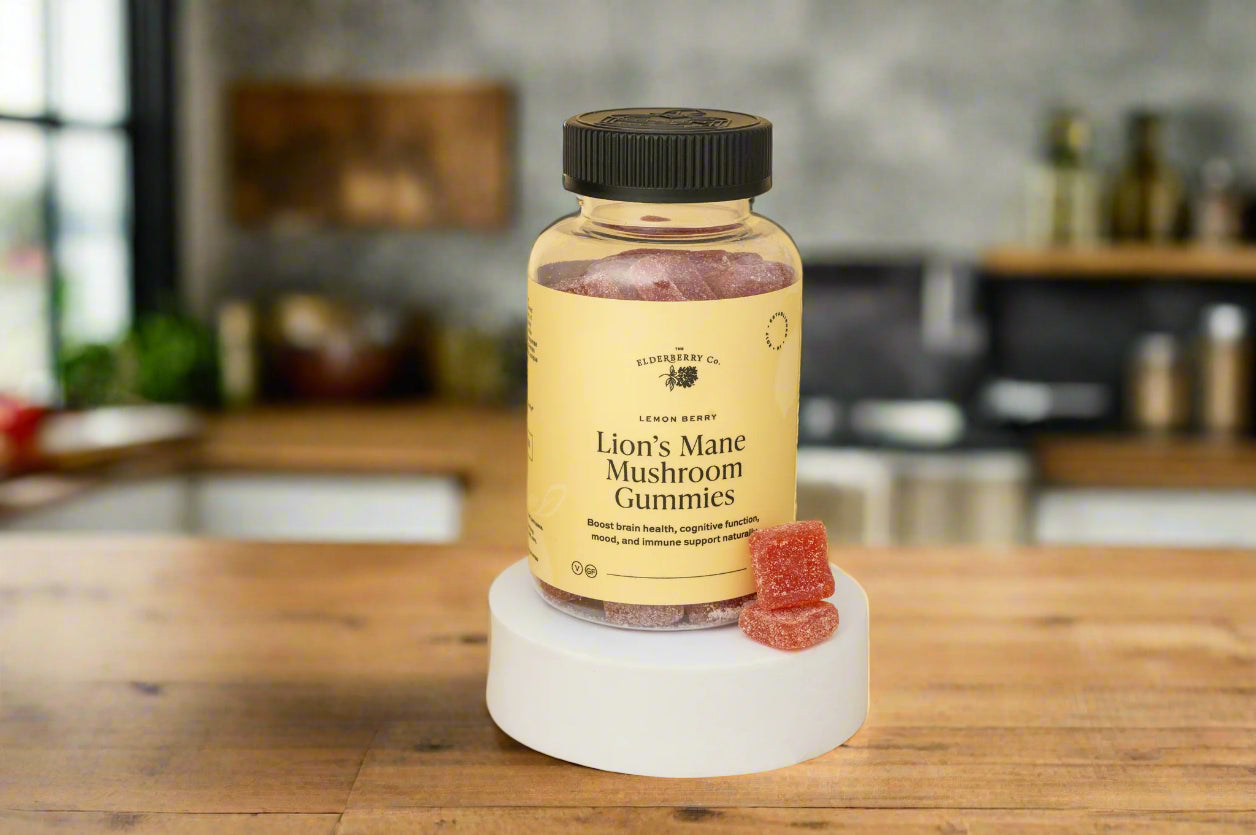 Lion’s Mane Gummies with Fruiting Body Mushroom Extract