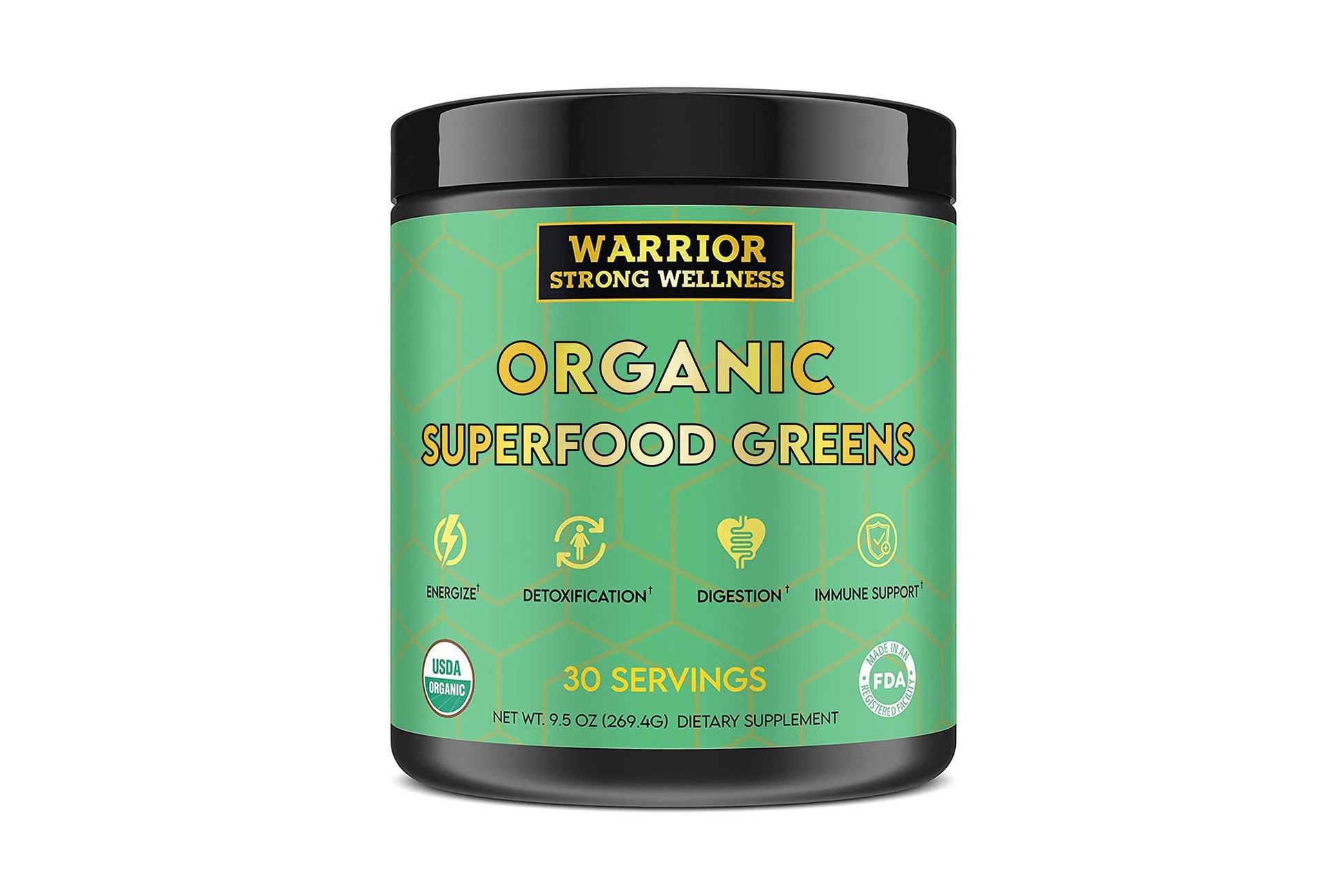 Sevenhills Wholefoods Super Greens Organic Superfood Blend 200g