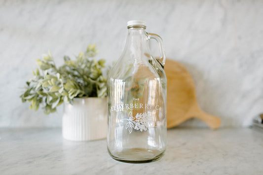 The Elderberry Co. Glass Growler